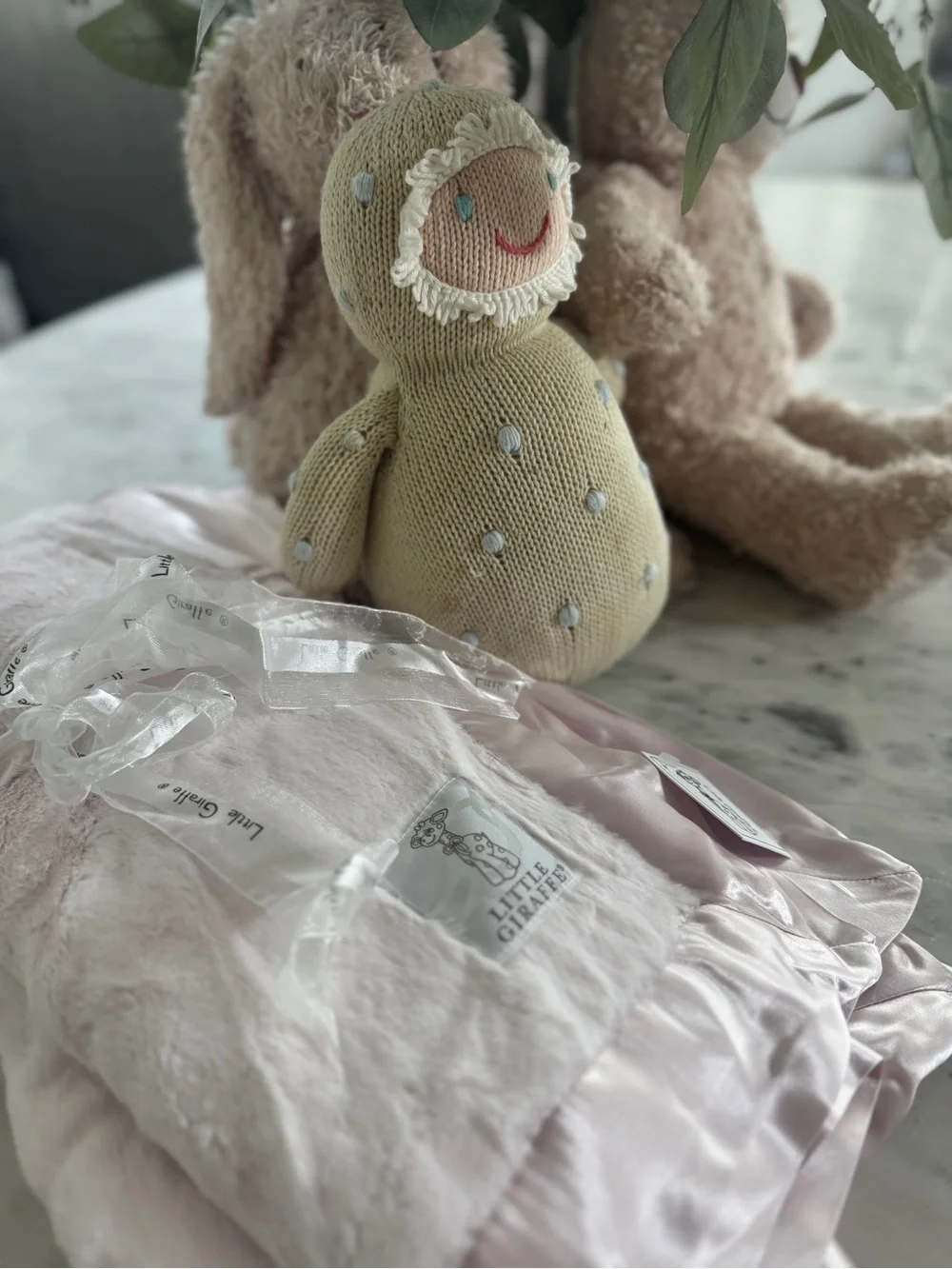 BRAND NEW NEVER USED LITTLE GIRAFFE BLANKET